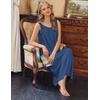 image:imageEkouaer Nightgowns for Women Long Sleeveless Night Gowns Ladies Soft Nightdress Victorian Sleepwear with Pockets SXXXLNavy
