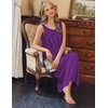 image:imageEkouaer Nightgowns for Women Long Sleeveless Night Gowns Ladies Soft Nightdress Victorian Sleepwear with Pockets SXXXLPurple