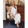 image:imageEkouaer Nightgowns for Women Long Sleeveless Night Gowns Ladies Soft Nightdress Victorian Sleepwear with Pockets SXXXLWhite
