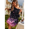 image:imageEkouaer Plus Size Nightgowns for Women Oversized Sleep Shirt Short Sleeve Nightshirt TShirt Dress Sleepwear S5XLBlack Sakura