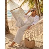 image:imageEkouaer Womens Casual Overalls Wide Leg Jumpsuits Loose Summer Rompers Baggy Jumpers with PocketsBegie Grey