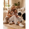 image:imageEkouaer Womens Casual Overalls Wide Leg Jumpsuits Loose Summer Rompers Baggy Jumpers with PocketsBegie Grey