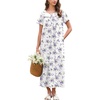 White Purple Florals