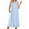 Blue White Floral