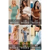 image:imageEkouaer Maternity Dress Rib Knit Short Sleeve Bodycon Dresses Casual Stretchy Pregnancy ClothesBurgundy