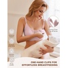 image:imageEkouaer Nursing Bra Wavy Breastfeeding Bras for Women Seamless Maternity Support Wireless Pregnancy Sleep BraletteDirty Pink