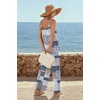 image:imageEkouaer Wide Leg Jumpsuits for Women Casual Overalls Sleeveless Vacation Outfits One Piece Boho Printed Romper with PocketPlaid Print