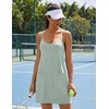 image:imageEkouaer Womens Athletic Romper Dress Summer Tennis Active Sports Mini Dresses Built in Shorts Travel Vacation Outfits SXXLLight Green