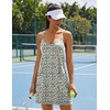 image:imageEkouaer Womens Athletic Romper Dress Summer Tennis Active Sports Mini Dresses Built in Shorts Travel Vacation Outfits SXXLWhite Floral
