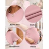 image:imageEkouaer Womens Maternity Dress Ruched Ribbed Bodycon Summer Dresses Casual Pregnancy Dress SXXLCoral Pink