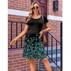image:imageEkouaer Maternity Summer Dress Breastfeeding Baby Shower Nursing Friendly Dresses Pregnancy Labor and Delivery Gown ClothesBlack Blue Printed