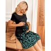 image:imageEkouaer Maternity Summer Dress Breastfeeding Baby Shower Nursing Friendly Dresses Pregnancy Labor and Delivery Gown ClothesBlack Blue Printed