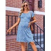 image:imageEkouaer Maternity Summer Dress Breastfeeding Baby Shower Nursing Friendly Dresses Pregnancy Labor and Delivery Gown ClothesBlue Floral