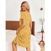 image:imageEkouaer Maternity Summer Dress Breastfeeding Baby Shower Nursing Friendly Dresses Pregnancy Labor and Delivery Gown ClothesYellow Floral