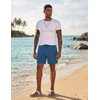 image:imageEkouaer Mens 7 Swim Trunks Swimwear Zip Pockets Beach Board Shorts Bathing Suits with Mesh LiningDark Blue