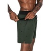image:imageEkouaer Mens 7 Swim Trunks Swimwear Zip Pockets Beach Board Shorts Bathing Suits with Mesh LiningZ Dark Green Print