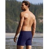 image:imageEkouaer Mens Tight Swim Trunks Quick Dry Swim Briefs 5 Sexy Swimwear Zip Pockets Bathing Suit with Mesh LiningNavy Blue