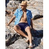 image:imageEkouaer Mens Tight Swim Trunks Quick Dry Swim Briefs 5 Sexy Swimwear Zip Pockets Bathing Suit with Mesh LiningNavy Blue