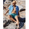 image:imageEkouaer Mens Tight Swim Trunks Quick Dry Swim Briefs 5 Sexy Swimwear Zip Pockets Bathing Suit with Mesh LiningPeacock Blue