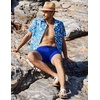 image:imageEkouaer Mens Tight Swim Trunks Quick Dry Swim Briefs 5 Sexy Swimwear Zip Pockets Bathing Suit with Mesh LiningRoyal Blue