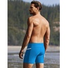image:imageEkouaer Mens Tight Swim Trunks Quick Dry Swim Briefs 5 Sexy Swimwear Zip Pockets Bathing Suit with Mesh LiningSea Blue