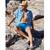 image:imageEkouaer Mens Tight Swim Trunks Quick Dry Swim Briefs 5 Sexy Swimwear Zip Pockets Bathing Suit with Mesh LiningSea Blue