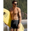 image:imageEkouaer Mens Tight Swim Trunks Quick Dry Swim Briefs 5 Sexy Swimwear Zip Pockets Bathing Suit with Mesh LiningZ Gray Camo