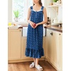 image:imageEkouaer Nightgowns for Women Long Sleeveless Night Gown Victorian Nightdress Button Sleepshirt Soft Sleepwear SXXXLBlue Dog Paw
