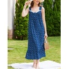 image:imageEkouaer Nightgowns for Women Long Sleeveless Night Gown Victorian Nightdress Button Sleepshirt Soft Sleepwear SXXXLBlue Dog Paw