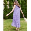 image:imageEkouaer Nightgowns for Women Long Sleeveless Night Gown Victorian Nightdress Button Sleepshirt Soft Sleepwear SXXXLPurple Dots
