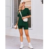 image:imageEkouaer Women Maternity Sets 2 Piece Outfits Summer T Shirts and Biker Shorts Set Pregnancy LoungewearGreen