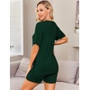 image:imageEkouaer Women Maternity Sets 2 Piece Outfits Summer T Shirts and Biker Shorts Set Pregnancy LoungewearGreen