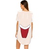 image:imageEkouaer Womens Bikini Shirt Cover Up Short Sleeve Cute Bikini Print CoverUp Baggy T Shirt Dress Fun WearChristmas 2