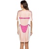 image:imageEkouaer Womens Bikini Shirt Cover Up Short Sleeve Cute Bikini Print CoverUp Baggy T Shirt Dress Fun WearHot Pink Leopard