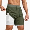 image:imageEkouaer Mens 7 Swim Trunks Swimwear Zip Pockets Beach Board Shorts Bathing Suits with Mesh LiningC Army Green
