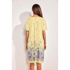 image:imageEkouaer 2 Pack House Dresses for Women with Pockets Short Sleeve Moo Moos Floral Print Mumu DressesBlue FloralYellow Butterfly