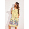 image:imageEkouaer 2 Pack House Dresses for Women with Pockets Short Sleeve Moo Moos Floral Print Mumu DressesBlue FloralYellow Butterfly