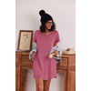 image:imageEkouaer 3 Pack Nightgowns for Women Short Sleeve Sleepshirt Button Down Nightshirt Soft Pajamas Dress Casual SleepwearBlackPeach RedCeladon Green