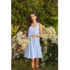 image:imageEkouaer Cotton Nightgowns for Women Sleeveless Night Gown Tank Sleep Shirts Pleated Night Shirts V Neck ChemiseFloral Blue
