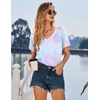 image:imageEkouaer Nightgowns for Women Bamboo Viscose Sleep Shirts Short Sleeve Night Shirts Casual Sleep Dress Soft SleepwearTiedye