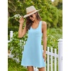 image:imageEkouaer Nightgowns for Women Cotton Night Gown Tank Sleeveless Sleepshirt Racerback Nightdress Chemise Sleepwear SXXXLBaby Blue