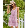 image:imageEkouaer Nightgowns for Women Cotton Night Gown Tank Sleeveless Sleepshirt Racerback Nightdress Chemise Sleepwear SXXXLRed Floral