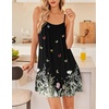 image:imageEkouaer Nightgowns for Women Spaghetti Strap Night Gown Sleeveless Sleep Dress Chemise SleepwearButter Fly