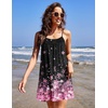 image:imageEkouaer Nightgowns for Women Spaghetti Strap Night Gown Sleeveless Sleep Dress Chemise SleepwearCherry Blossoms