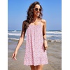 image:imageEkouaer Nightgowns for Women Spaghetti Strap Night Gown Sleeveless Sleep Dress Chemise SleepwearFloral Pink