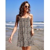 image:imageEkouaer Nightgowns for Women Spaghetti Strap Night Gown Sleeveless Sleep Dress Chemise SleepwearLeopard Print