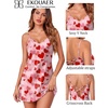 image:imageEkouaer Satin Silky Night Gowns for Adult Women Ladies Lingerie Sleeveless Nightgowns Sexy Slip Nighties S2XLHeart Pink