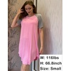 image:imageEkouaer Sleep Shirts for Women Short Sleeve Night Shirts for Sleeping Pullover Nightgown Soft Nightdress SXXXLPink