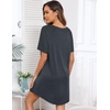 image:imageEkouaer Sleep Shirts for Women Short Sleeve Night Shirts for Sleeping Pullover Nightgown Soft Nightdress SXXXLThe Stars Nightshirt