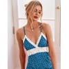 image:imageEkouaer Sleepwear Womens Chemise Nightgown Full Slip Lace Lounge DressDog Footprints